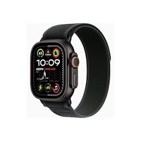 Apple Apple Watch Ultra 2 - svart titan - smart klocka med Trail Loop - svart - 64 GB