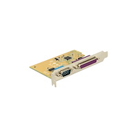 DeLOCK Delock PCI Express Card > 1 x Serial + 1 x Parallel - parallellt/seriellt kort - PCIe 2.0 - RS-232 x 1 + IEEE 1284 x 1