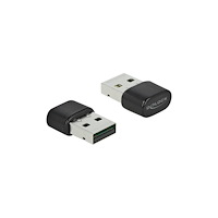 DeLOCK Delock Bluetooth 4.2 and Dualband WLAN ac/a/b/g/n 433 Mbps USB Adapter - nätverksadapter - USB 2.0