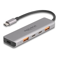 DeLOCK Delock - hubb - 10 Gbps, Power Delivery 95 Watt - 4 portar