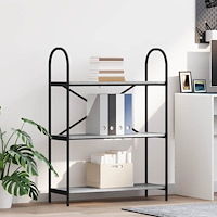 vidaXL Hyllsystem Grå sonoma 80 x 30 x 109 cm Konstruerat trä