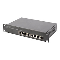 Digitus DIGITUS DN-95331 - switch - 8 portar - Administrerad - rackmonterbar