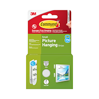 3M 3M Command Strips White Small 4 Sets