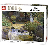 66 Books Ltd King 1000 Piece Puzzle Monet Le Dejeuner