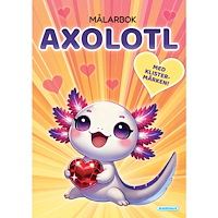 Sara Riis Hasselskog Målarbok Axolotl (häftad)