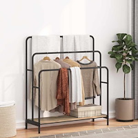 vidaXL Klädställning Sonoma ek 90 x 30 x 100.5 cm Konstruerat trä