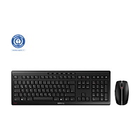 CHERRY CHERRY STREAM DESKTOP - sats med tangentbord och mus - tysk - svart Inmatningsenhet