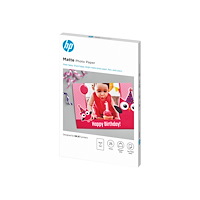 Hewlett-Packard HP - fotopapper - matt - 25 ark - 100 x 150 mm - 180 g/m²