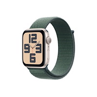 Apple Apple Watch SE (GPS) 2a generation - stjärnljusaluminium - smart klocka med sportögla - sjögrön - 32 GB