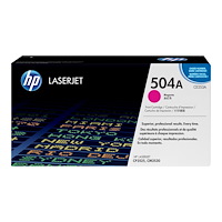 Hewlett-Packard HP 504A - magenta - original - LaserJet - tonerkassett (CE253A)