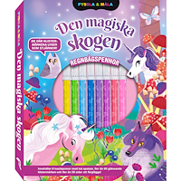 Tukan Förlag Pyssla och måla: Den magiska skogen (bok)