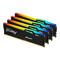 Kingston Technology Kingston FURY Beast - DDR5 - sats - 128 GB: 4 x 32 GB - DIMM 288-pin / PC5-41600