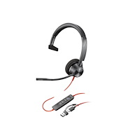 Hewlett-Packard Poly Blackwire 3310 - headset - USB-A