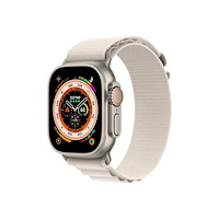 Apple Apple Watch Ultra - titan - smart klocka med Alpine Loop - starlight - 32 GB