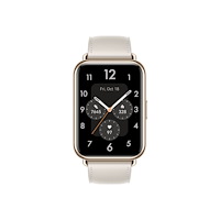 Huawei Huawei Watch Fit 2 Classic - aluminiumlegering - smart klocka med rem - moon white
