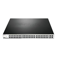 D-Link Systems D-Link Web Smart DGS-1210-52MP - switch - 52 portar - Administrerad - rackmonterbar