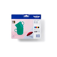 Brother Brother LC227XL/225XL - 4-pack - svart, gul, cyan, magenta - original - bläckpatron