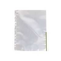 ESSELTE Esselte - arkskyddare - för A4 - genomskinligt glas med grön flik (paket om 100)