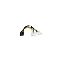 StarTech.com StarTech.com 6in LP4 to 8 Pin PCI Express Video Card Power Cable Adapter - lp4 to PCI express - molex to 8 pin PCIe (LP4...