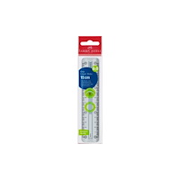 FABER-CASTELL Faber-Castell 172015, Skrivbordslinjal, Plast, Grå, Transpar...