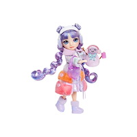 MGA Entertainment Rainbow High Winter Wonderland Doll- Violet (Purple), Modedo...