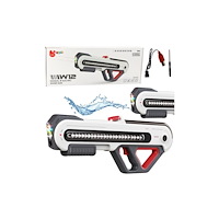 LEANToys Stor pistol W12 elektrisk vattenpistol LED vit 60 cm LEAN To...