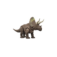 MATTEL Jurassic World GIGANTIC THRASHERS Eotriceratops, 4 År, Brun,...