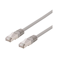 Deltaco DELTACO STP-625AU - patch-kabel - 25 m - grå