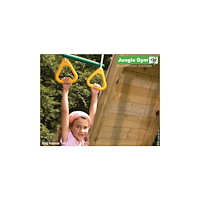 NSH Nordic Jungle Gym Trapez m/ ringe gul (805-102) (utan rep och kroka...