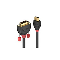 Lindy Lindy Black Line adapterkabel - HDMI / DVI - 5 m