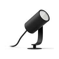 Philips Philips Hue White and Color Ambiance Lily - spotlight - LED - 8 W - 16 miljoner färger - 2200-6500 K - svart, matt krom