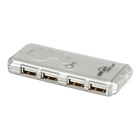 Value Secomp VALUE USB 2.0 Notebook Hub - hubb - 4 portar