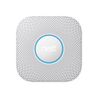 Google Nest Protect 2nd Generation - flerfunktionssensor - 802.11b/g/n, Bluetooth 4.0, 802.15.4 - vit