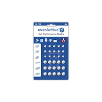 everActive Sæt med 30 stk. everActive mini alkalinebatterier 10 x G3 /...