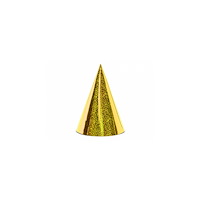 Party Deco PartyDeco CZAP6-019, Partyhatt, Guld, Födelsedag, 160 mm, 10...