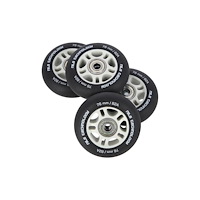 NILS eXtreme Nils Extreme PU 76x24 82A svart MATOWE (4 szt.) + ABEC-9 (8...