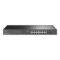 TP-LINK TP-Link JetStream TL-SG2218P V1.60 - switch - 18 portar - smart - rackmonterbar