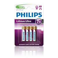 Philips Philips Lithium Ultra FR03LB4A batteri - 4 x AAA - Li
