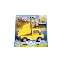 Bluey Blueys Tippvagn med exklusiva Hard-Hat Bluey och Muddy Bingo...