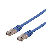 Deltaco DELTACO SFTP-60BH - patch-kabel - 50 cm - blå