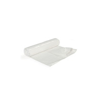 NORDISKT PAPPER AB Avfallssäckar, 125 l, 75 x 115 cm, 40 my, vita, rulle med 25...