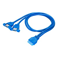 Akyga Akyga - USB-adapter - 19-stifts USB 3.0-kontakt till USB typ A - 65 cm