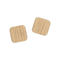 Naga Super Stærke Magneter' i egefiner 2,5 x 2,5 cm