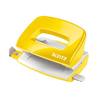 LEITZ Leitz WOW Mini - hålslag - 10 ark - 2 hål - metall, plast - gul