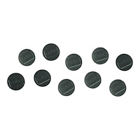 NOBO Nobo magnet - 3,8 cm diameter - svart (paket om 10)