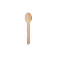 HUHTAMAKI FOODSERVICE NORDIC OY Huhtamaki Träbestick Sked 16 cm
