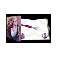 Euromic LEGO Disney Frozen Diary gift set with 80 sheets and magic p...
