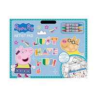 PEPPA PIG Peppa Pig Peppa Pig Artist pad with 3 crayons & sticker shee...