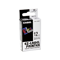 Casio Casio XR-12WE1 - etiketttejp - 1 kassett(er) - Rulle (1,2 cm x 8 m)