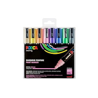 POSCA POSCA PC-5M Deep Set, Multifärg, Multifärg, 8 färger, Bold,...